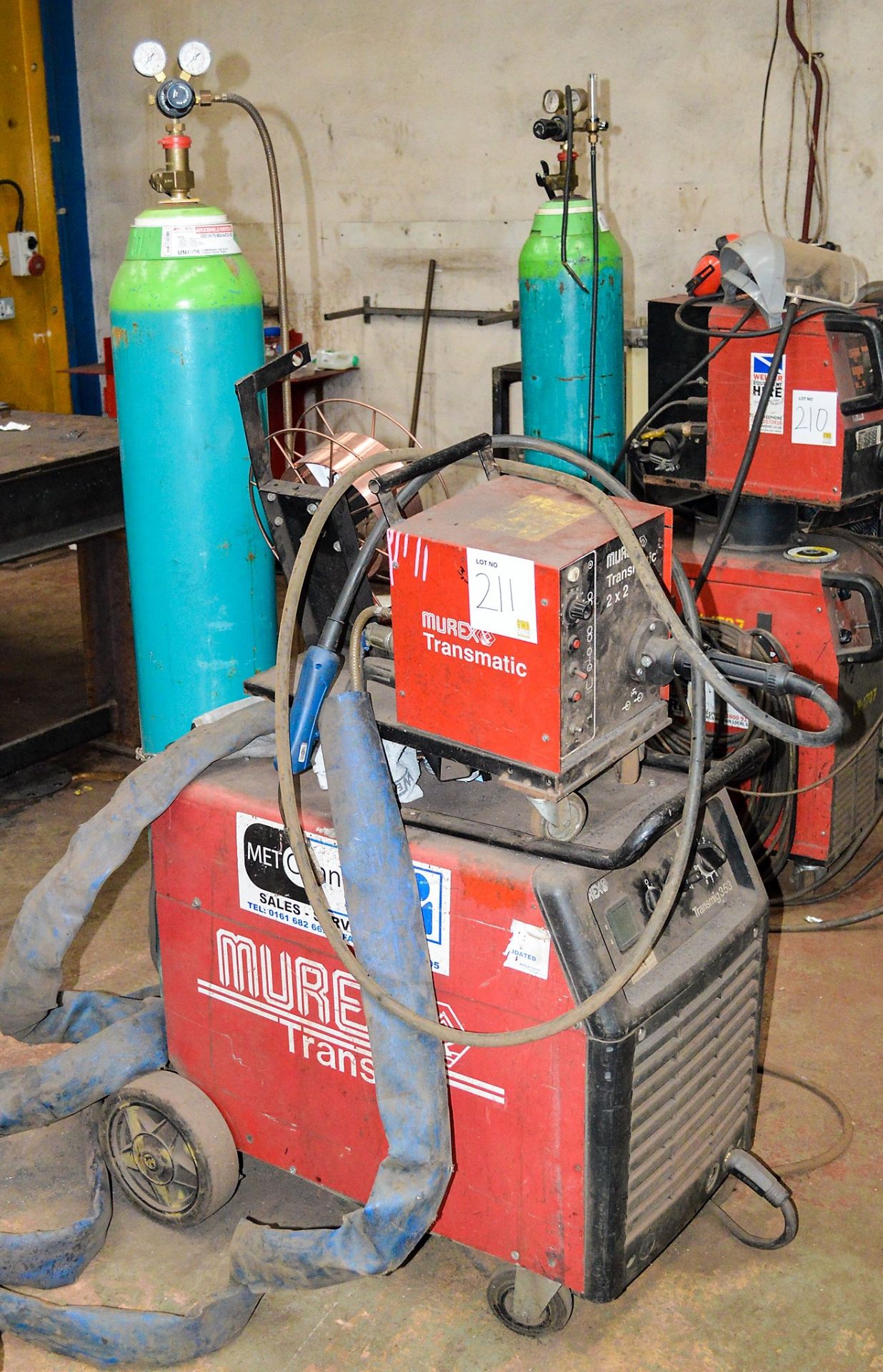 Murex Transmig 353 mig welding set ** Gas bottle not included **