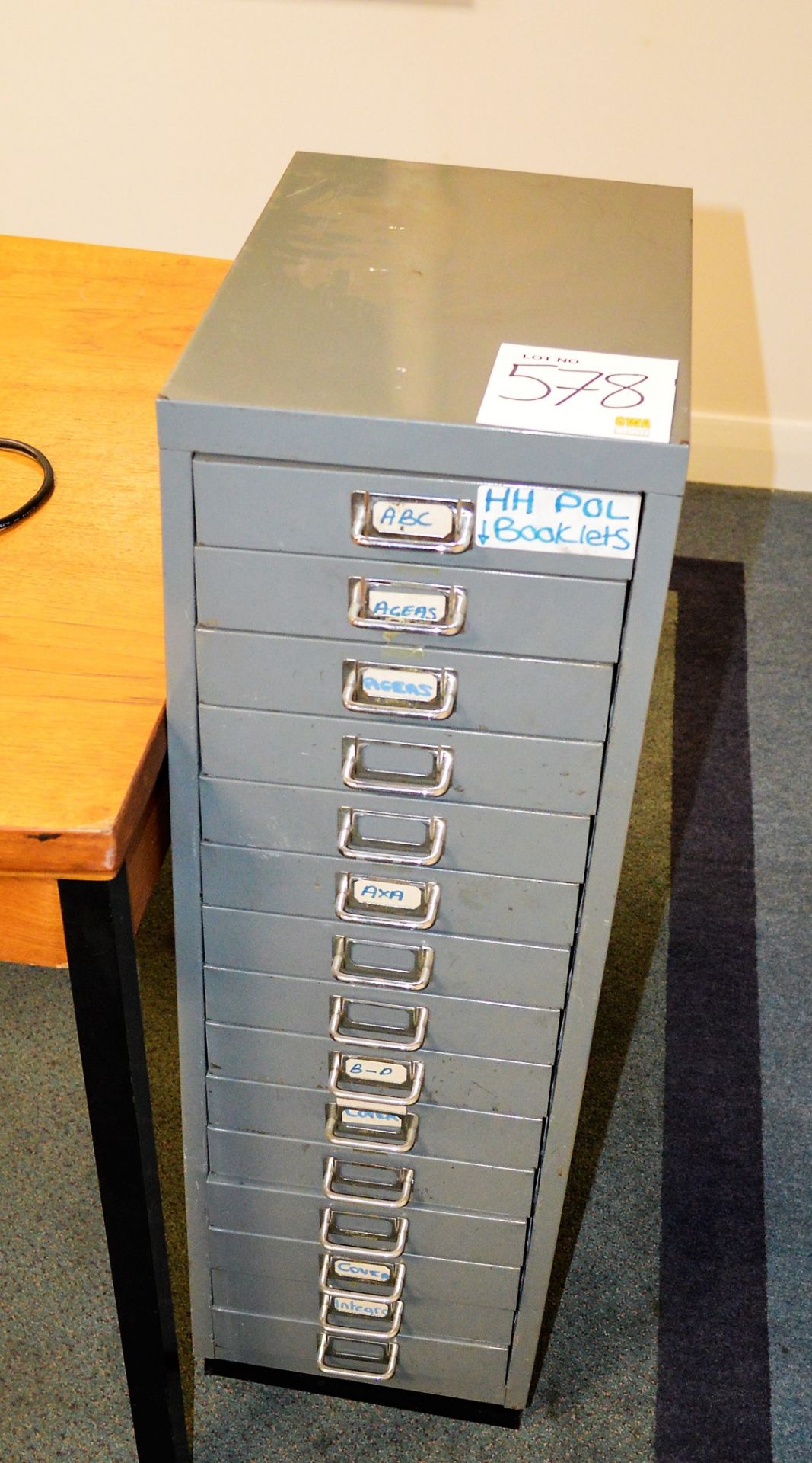 15 drawer station drawers