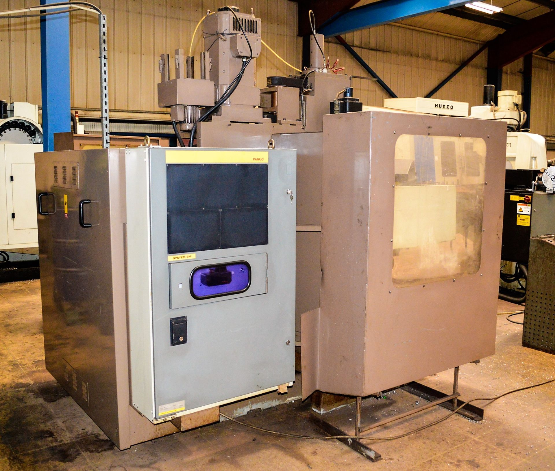 Beaver V5 CNC vertical milling machine S/N: 15157 c/w 48 inch x 10 inch table & Fanuc controls - Image 2 of 5