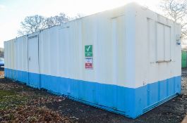 32 ft x 10 ft steel anti vandal office site unit c/w keys A447793