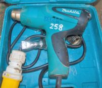 Makita 110v heat gun c/w carry case A628272