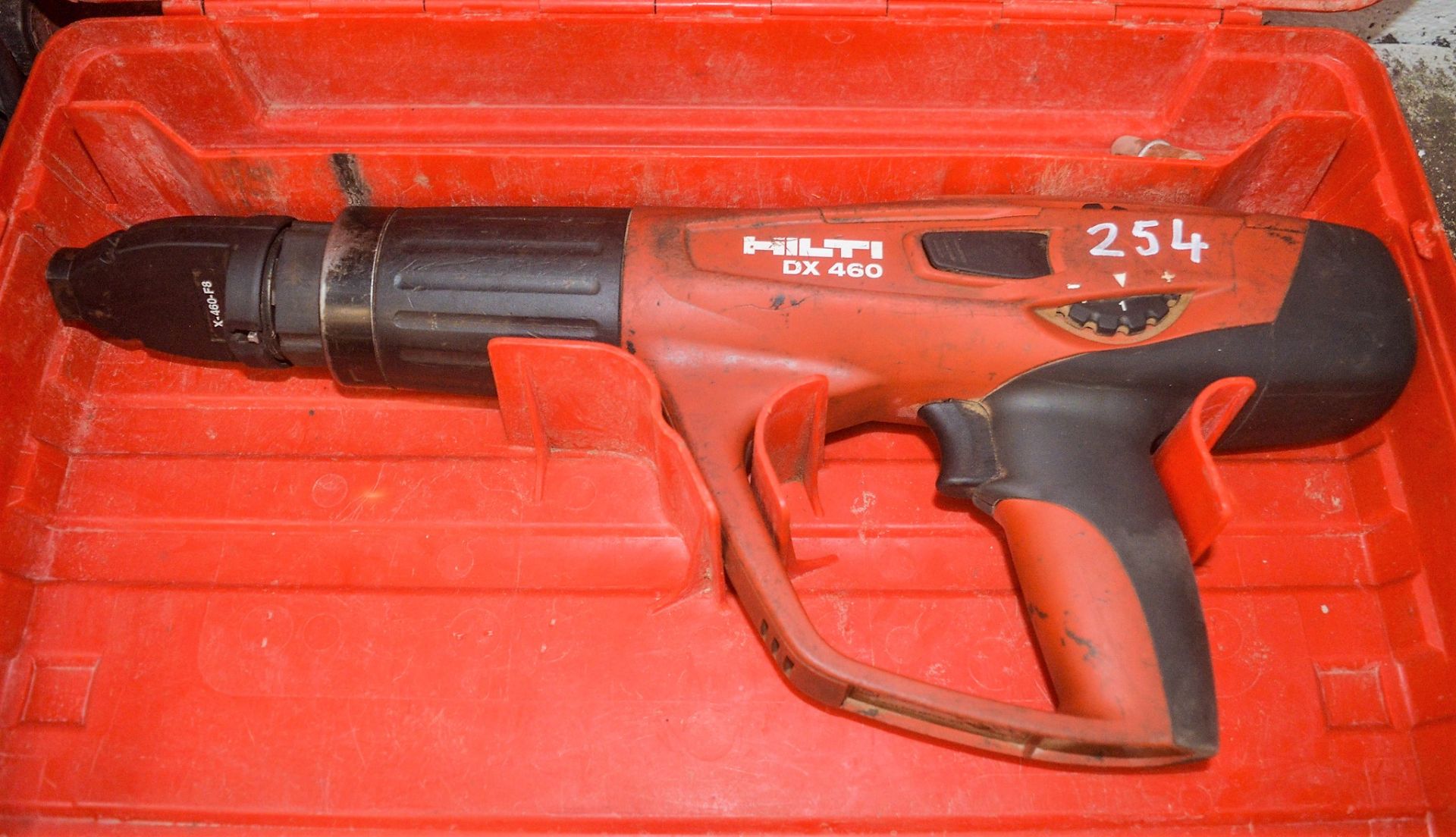 Hilti DX460 nail gun c/w carry case A585376