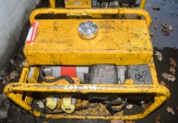 Harrington 110v 3 kva petrol driven generator ** Pull cord missing **