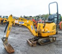 JCB 8008 1 tonne rubber tracked micro excavator Year: 2005 S/N: 1148551 Recorded Hours: 969 blade,