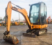 JCB 801.6 1.5 tonne rubber tracked mini excavator Year: 2013 S/N: 2071369 Recorded Hours: 2079