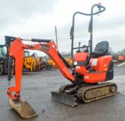 Kubota KX008 0.75 tonne rubber tracked micro excavator   Year: 2017 S/N: 292243 Recorded Hours: