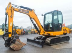 JCB 8050 5 tonne rubber tracked mini excavator  Year: 2015 S/N: 2379444 Recorded hours: 839 blade,