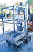 JLG 25AM 25 ft 110v/240v electric vertical personnel lift Year: 2004 S/N: 22721 WOOLPD14