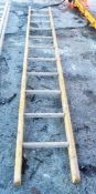 Wooden pole ladder A695250