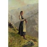 Hans Dahl, 1849 Granvin, Hardangerfjord "" 1937 Balestrand Sognefjord, Norwegischer Landschafts- und