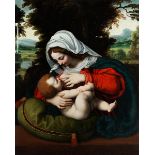 Italienischer Maler in der Nachfolge des Andrea Solario, um 1470 Mailand "" 1525 MADONNA MIT DEM