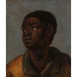 Simon Jacobsz de Vlieger, um 1600 Rotterdam "" um 1653 Weesp AFRIKANISCHER KNABENKOPF Öl auf Kupfer.