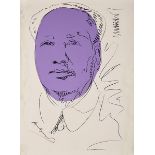 Andy Warhol, 1928 Pittsburgh "" 1987 New York MAO, 1974 Farbserigrafie. 100 x74 cm Links unten