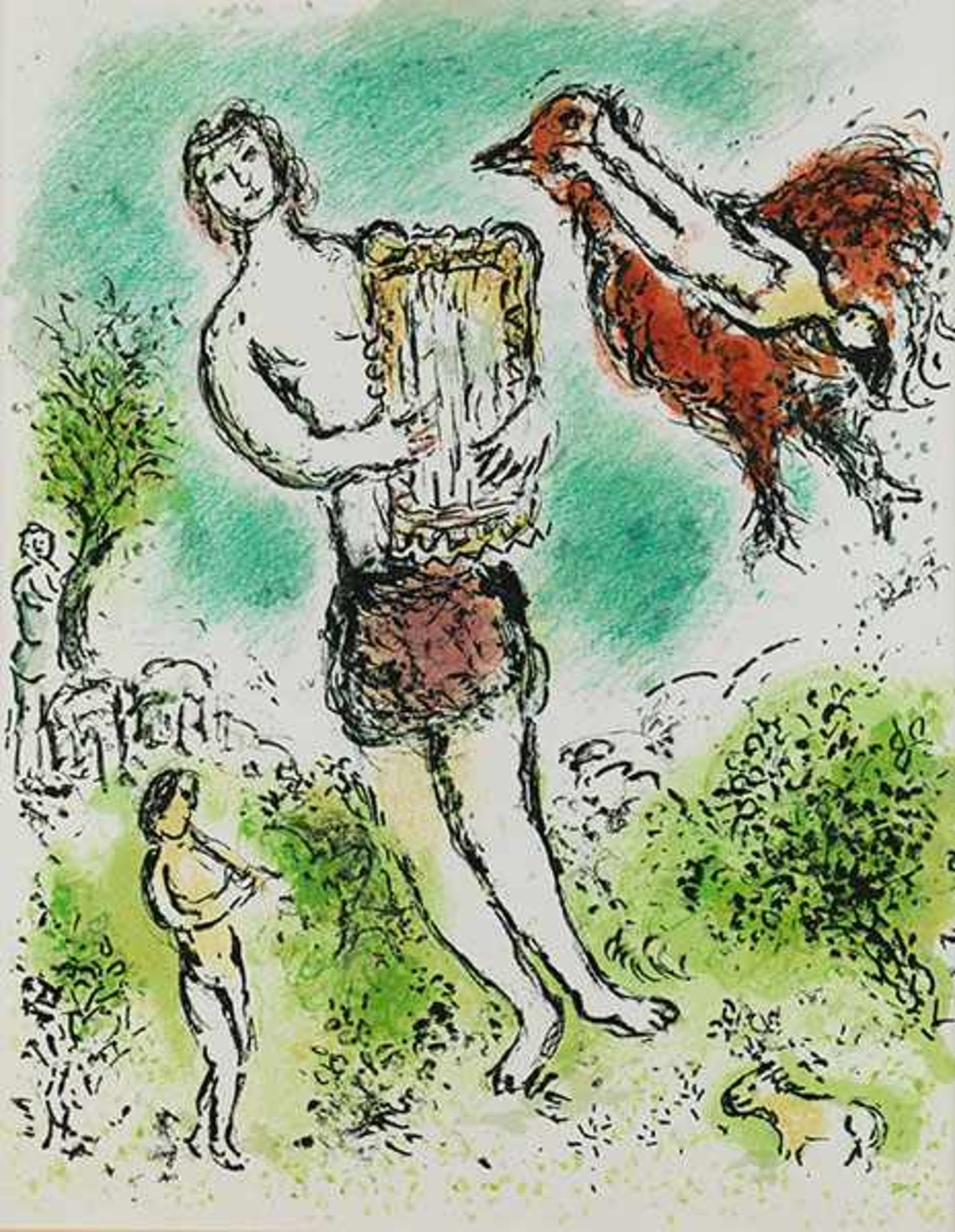Marc Chagall, 1887 Witebsk "" 1985 Saint-Paul-de-Vence, nach THEO CLYMENE sowie ODYSSEUS UND ERYKLEA - Bild 2 aus 3