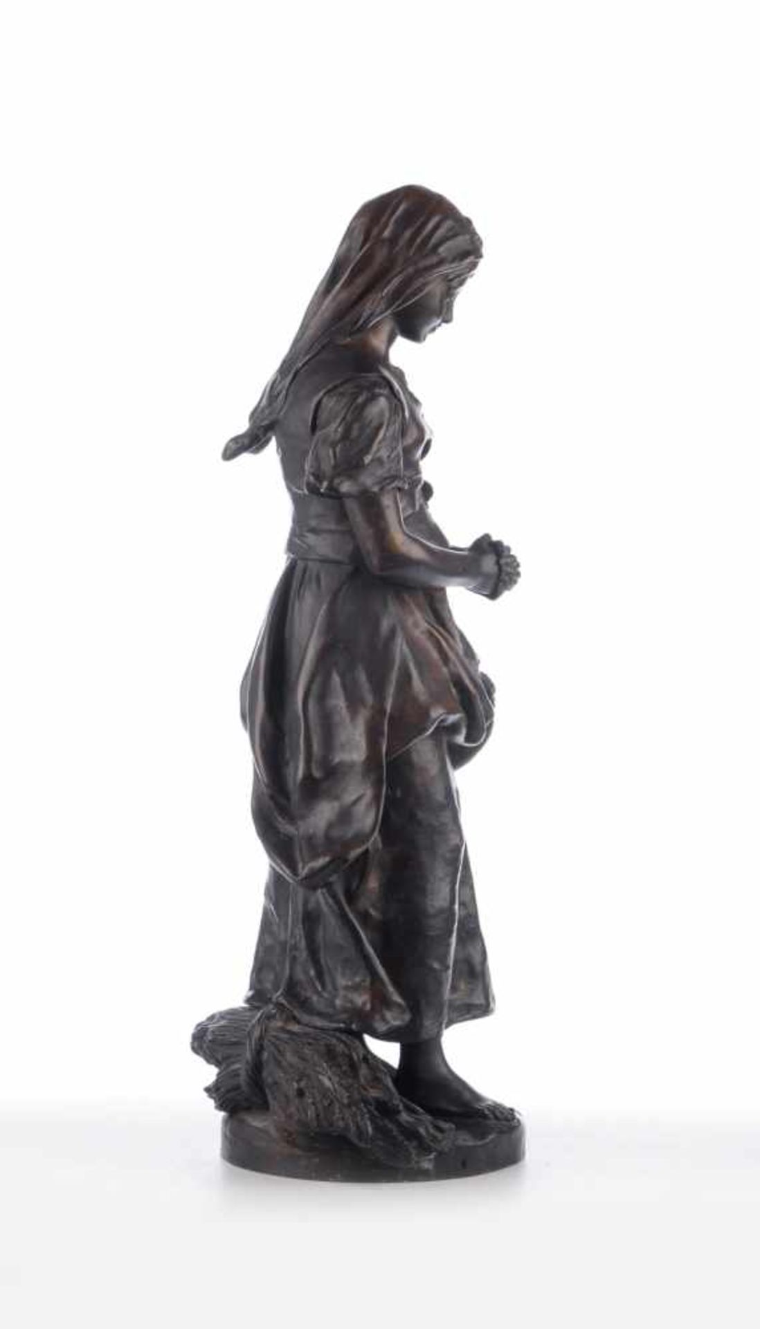 L'Angelus. / Das Angelus-Gebet einer jungen Frau. Emile Edmund Peynot (22.11.1850 Villeneuve-sur- - Bild 2 aus 8
