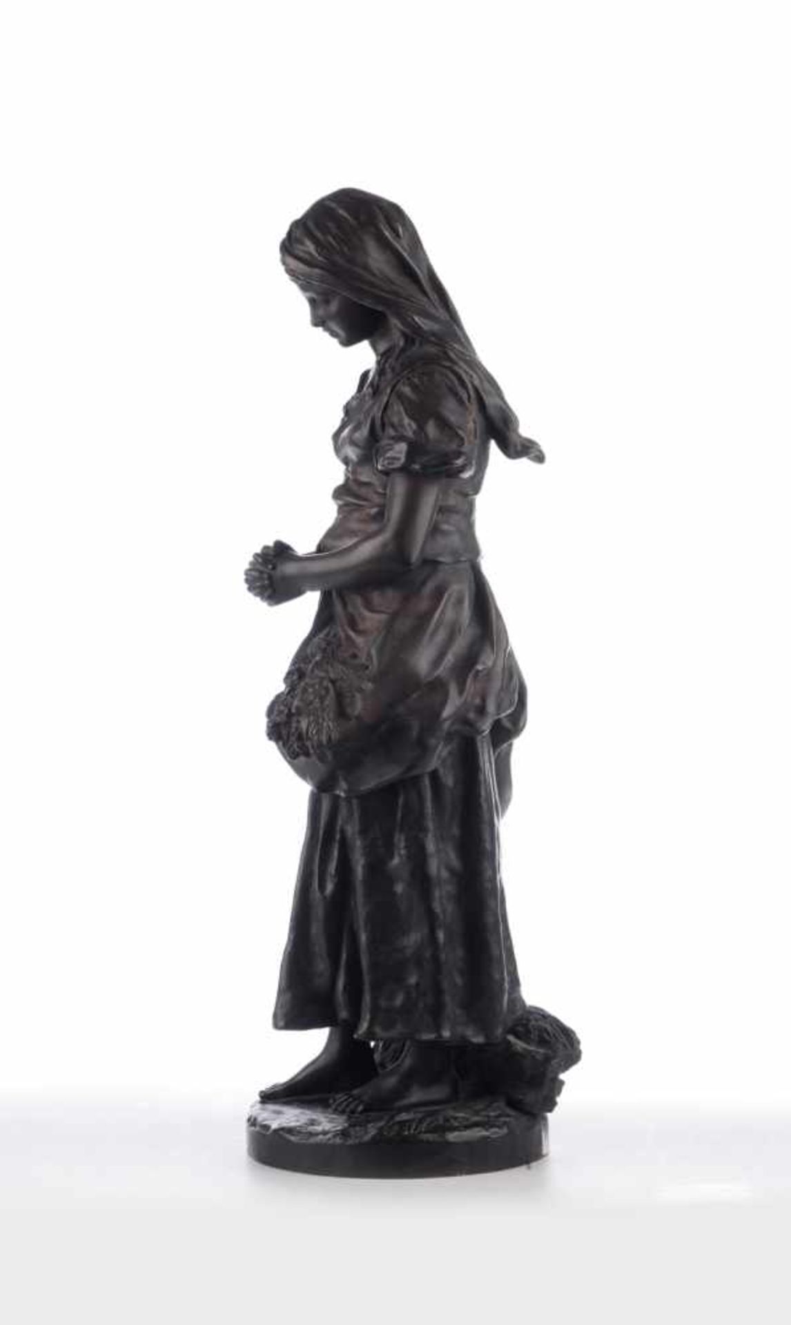 L'Angelus. / Das Angelus-Gebet einer jungen Frau. Emile Edmund Peynot (22.11.1850 Villeneuve-sur- - Bild 4 aus 8