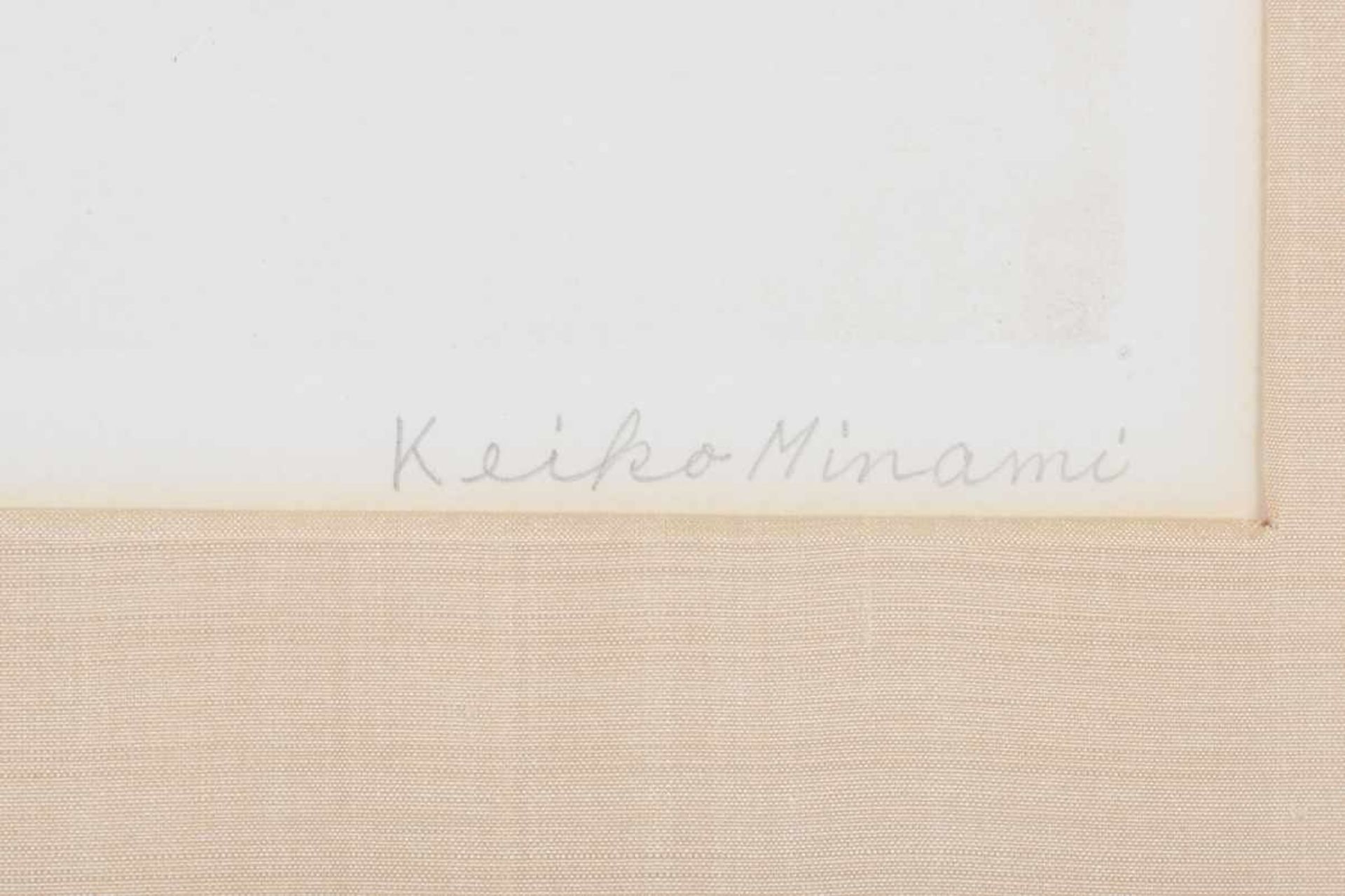 Vogel auf einem Baum. Keiko Minami (12.02.1911 - 01.11.2004 Präfektur Toyama, Japan). - Bild 2 aus 3