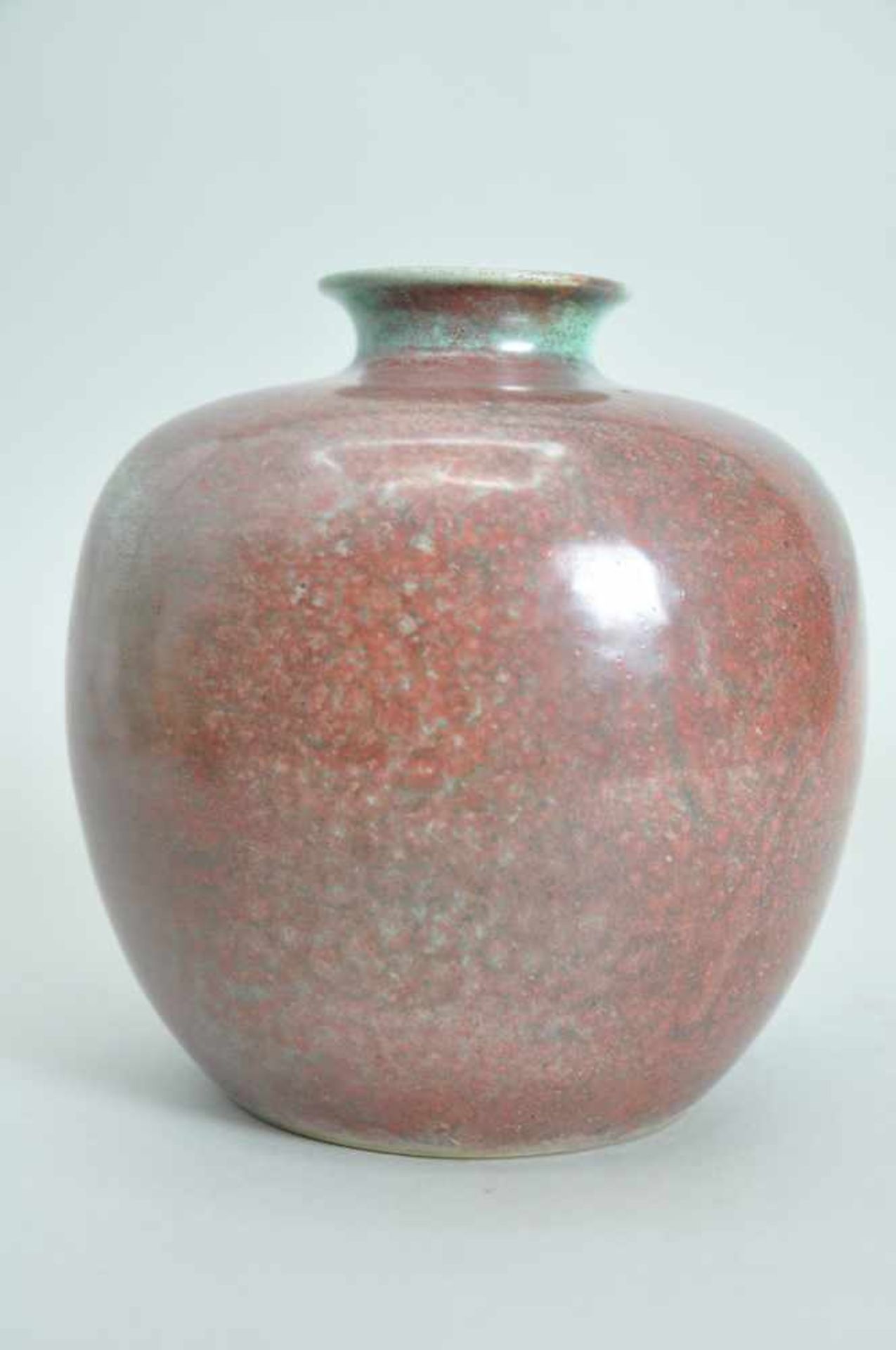 Ovoide Vase, wohl Uhlemeyer. Richard Uhlemeyer (03.10.1900 Göttingen - 04.11.1954 Hannover). - Bild 2 aus 5