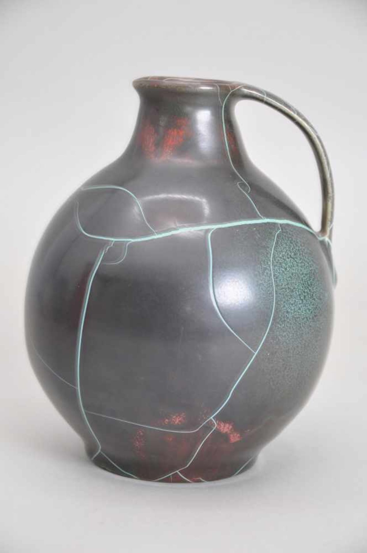 Bauchige Krug-Vase, Richard Uhlemeyer. Richard Uhlemeyer (03.10.1900 Göttingen - 04.11.1954