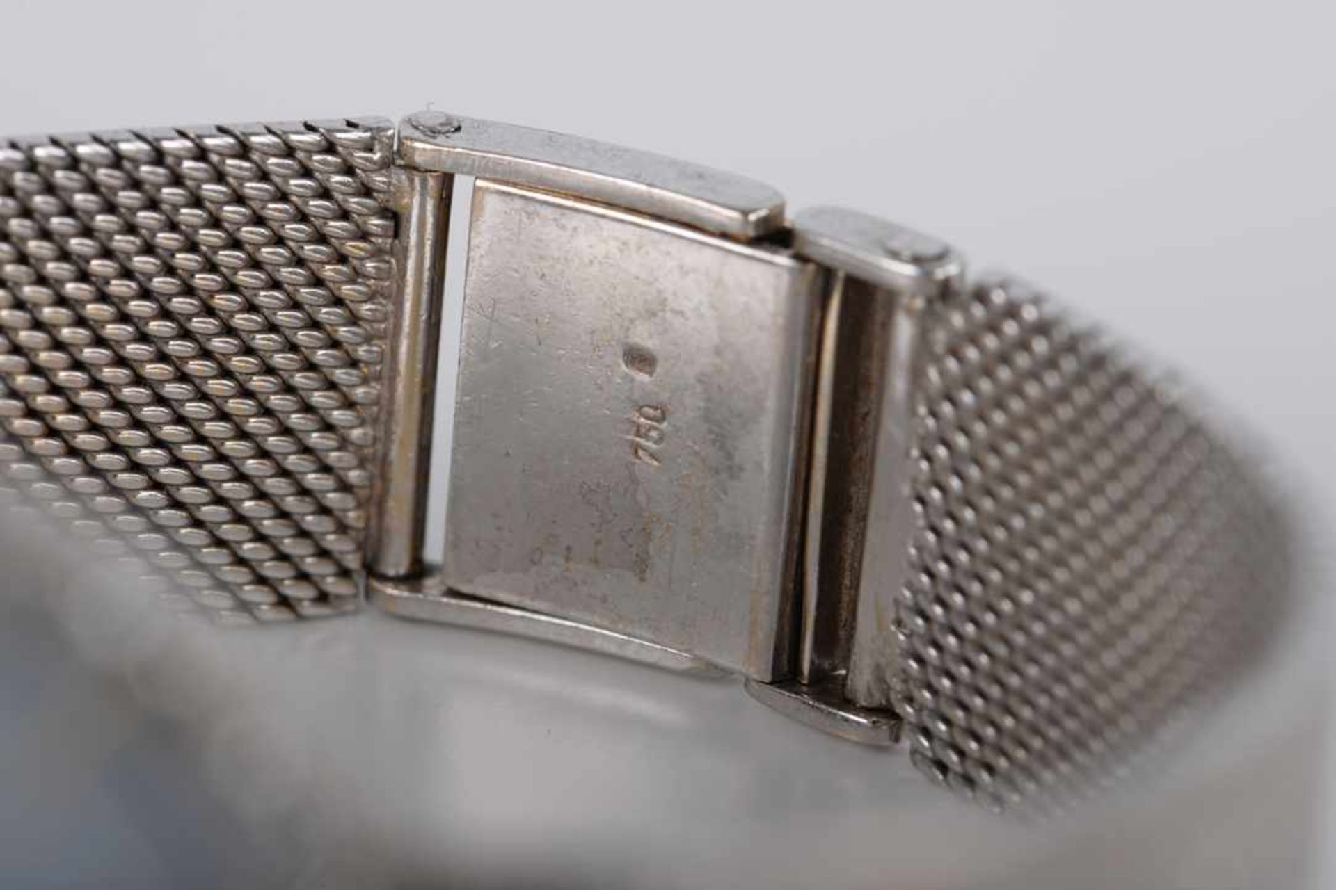 Jaeger-LeCoultre HerrenarmbanduhrFirma Jaeger-LeCoultre, Schweiz 750 er Weißgold, gestempelt, - Bild 6 aus 14