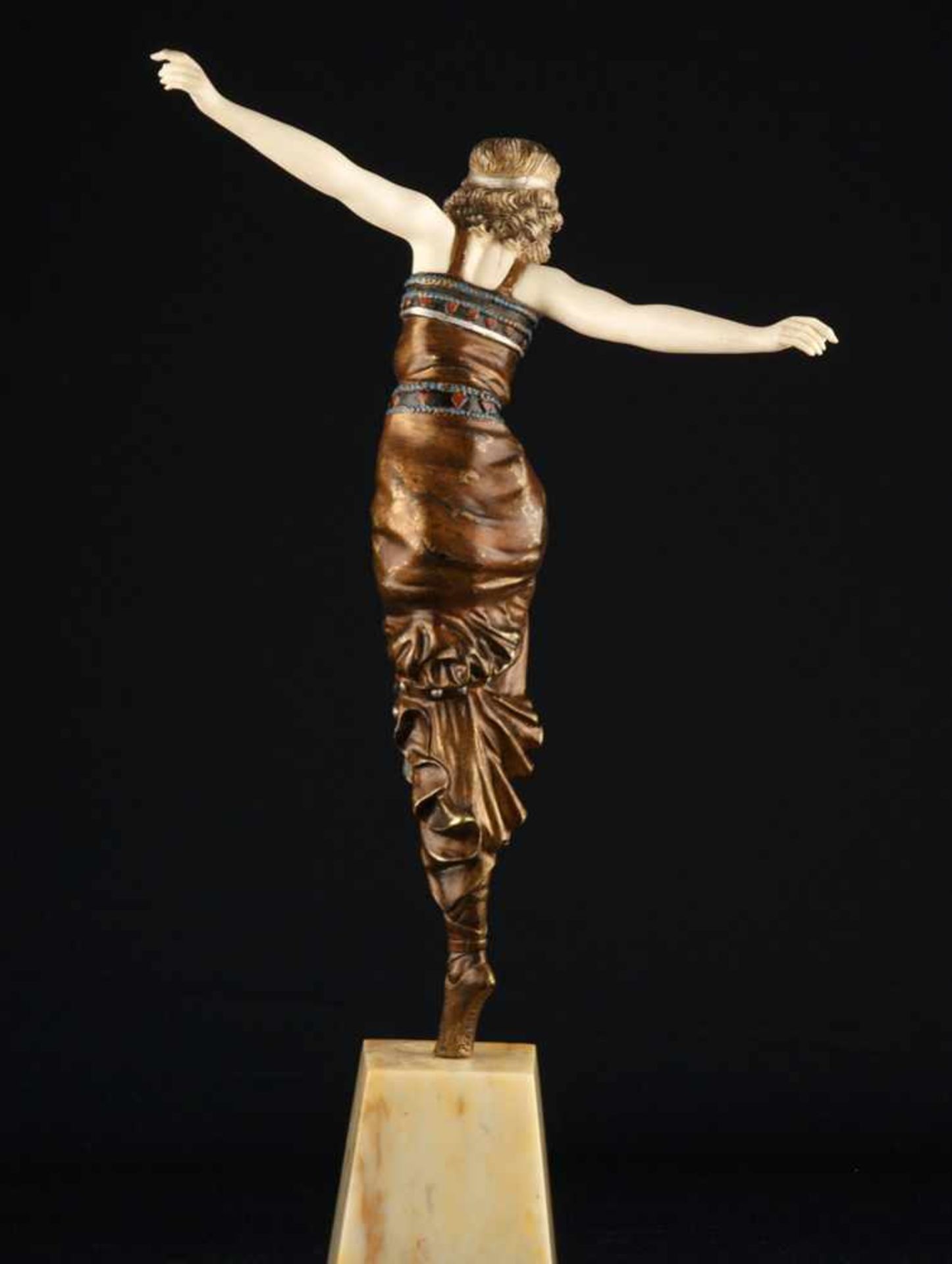 PHILIPPE, PAUL (1870 Thorn - 1930 Paris)."Russian Dancer". Um 1925 (Entwurf). Elfenbein - Image 2 of 7