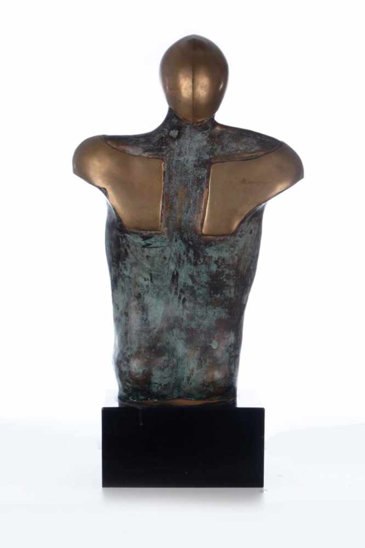 Männlicher Torso. Dusanka Jovic (*1944 Belgrad).Große Skulptur, expressive Darstellung eines - Image 4 of 7