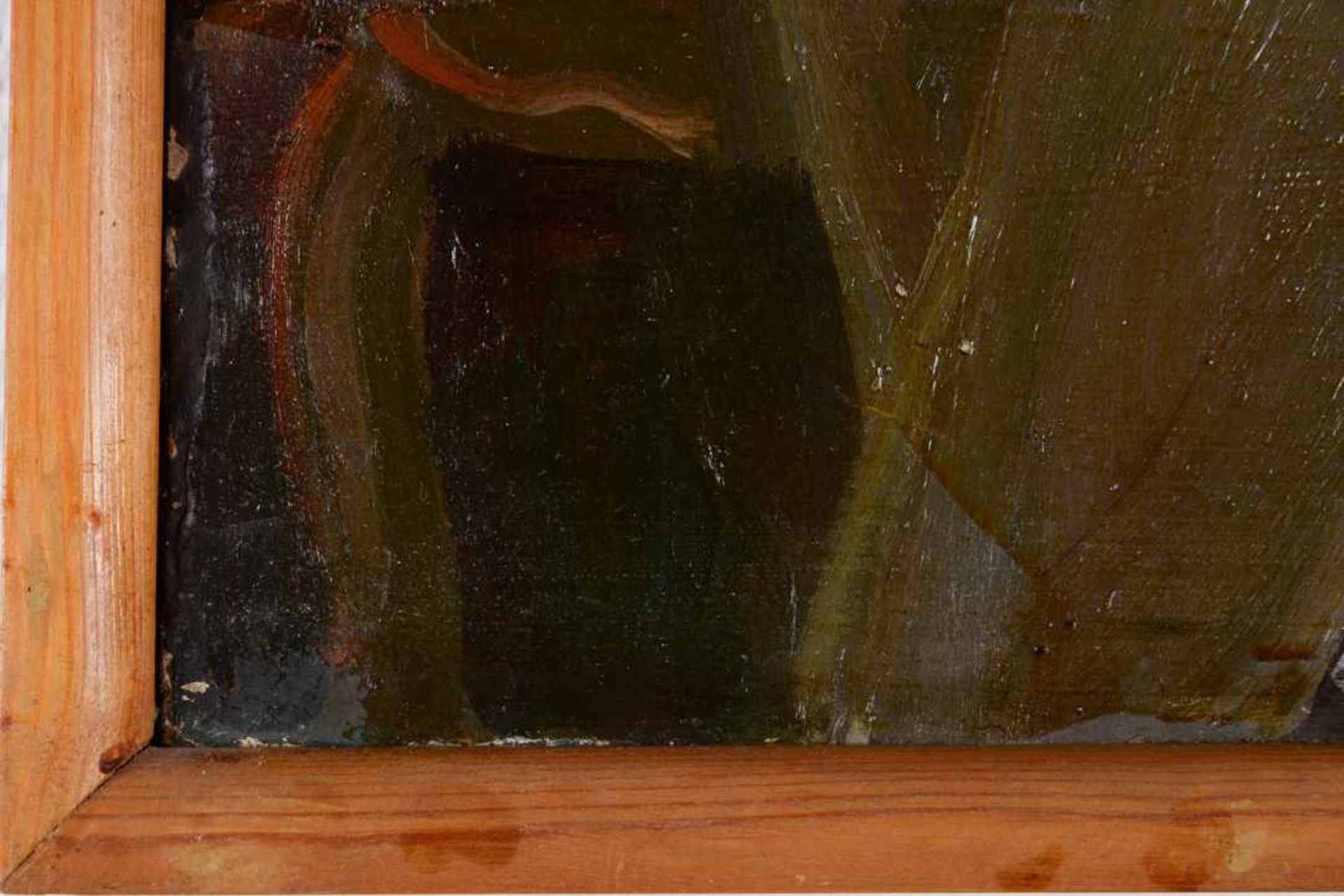 Weiblicher Akt mit Handspiegel.August Garbe (Niedersächsischer Kunstmaler, Akademie der bildenden - Bild 2 aus 7