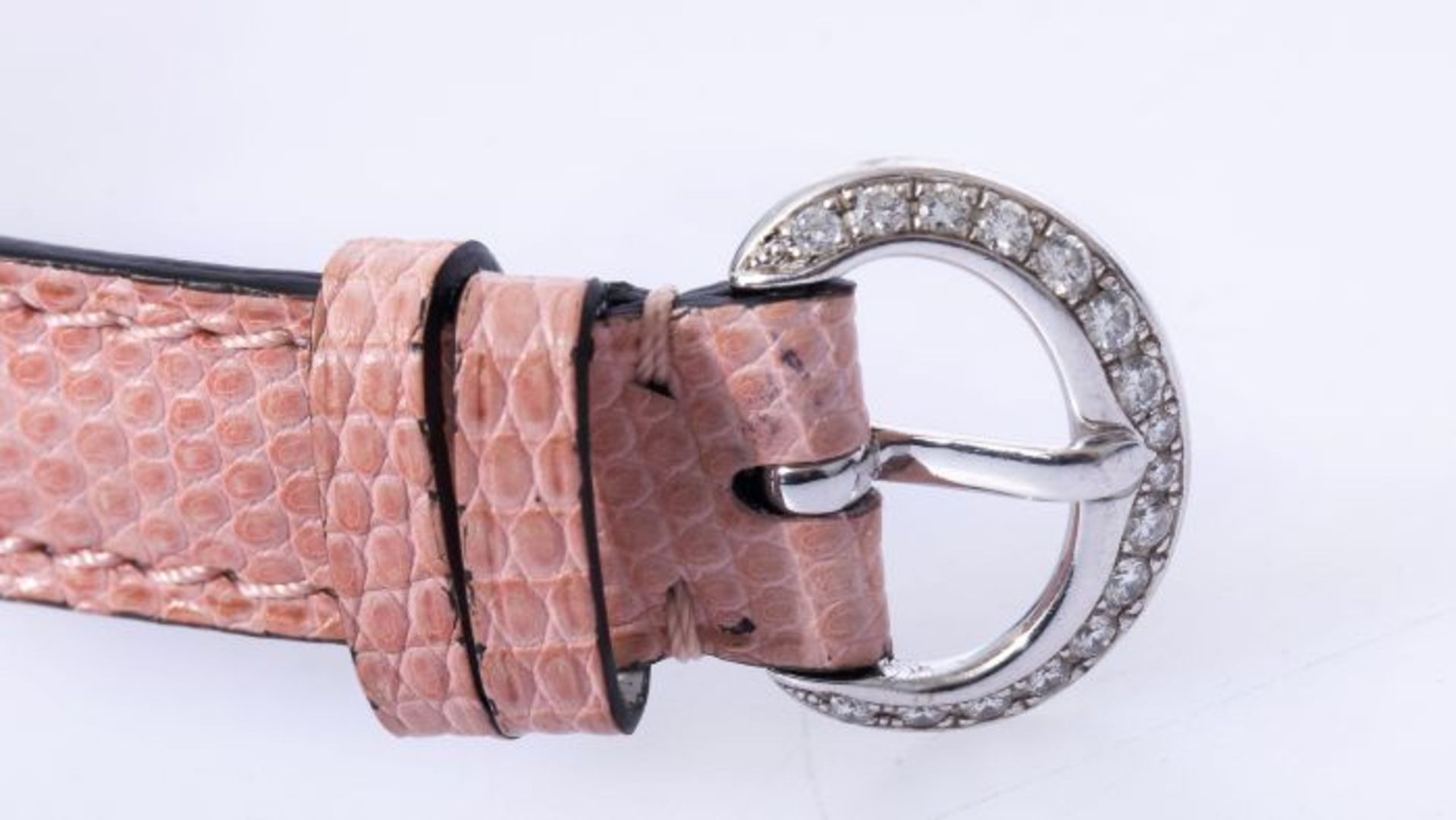 Chopard Happy Diamonds Uhr mit 2,43ct. pinken Brillanten NP 102.780 Euro750 Weiß- und Roségold. - Bild 6 aus 7
