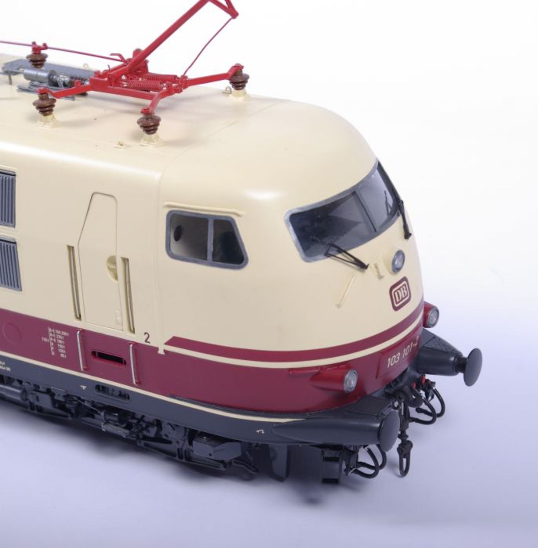 Modell Lokomotive Spur 0 in TransportboxPullman Waggonbau, Bomlitz, Ende 20.Jh., Modell DB-103-101- - Image 3 of 3