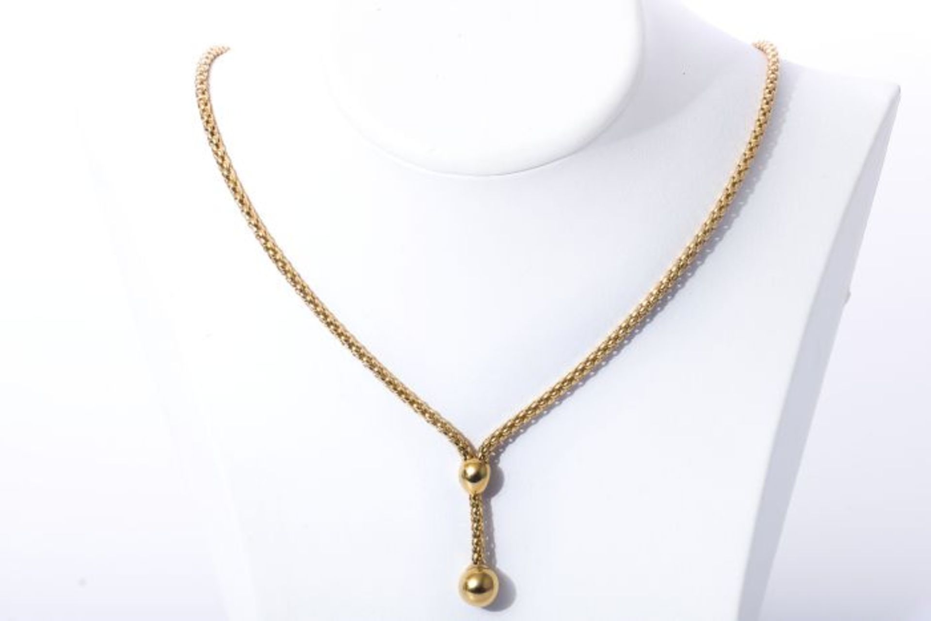 Y Collier aus 750 Gold von FOPEY - Collier von FOPE, Italien. Fertigung aus 750 Gelbgold. 3,3mm