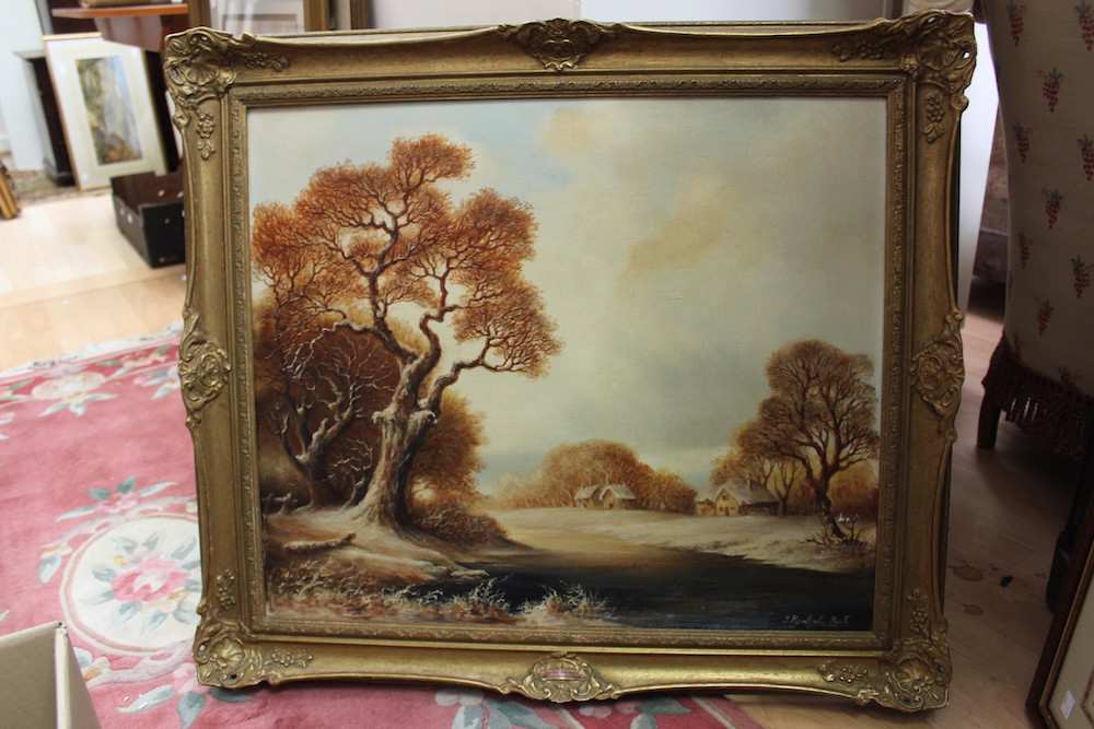 A John Straw tree scape,