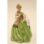 A Royal Worcester figurine 'First Dance' modelled by F.