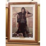 ****Ex Luddington Manor****A large print of a young lady entitled 'Day Dreams',