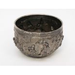 Probably late 19th century Siamese silver bowl