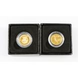 Tristan da Cunha, Gold Halfcrown 2008 x2,