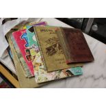 One bag containing eight stamp albums