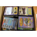 Six large boxes of railway related DVD'S and VHS cassettes