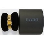 Rado, a recent lady's Rado Jubile gilt metal wristwatch, 1.