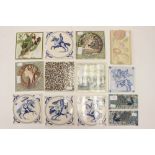 13 reproduction/contemporary De-Morgan tiles