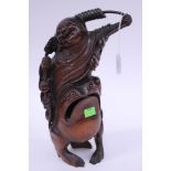 Chinese carved bamboo figure