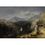 Thomas Creswick, R.A. (British, 1811-1869), 'The Valley of the Llugwy', signed and dated 1855 l.r.