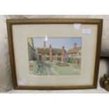 ****Ex Luddington Manor****E A Chadwick, 1945, 'The Guild Hall, Henley in Arden', watercolour,