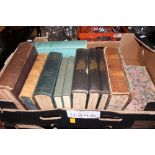 Two boxes of antiquarian history books,