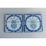 Two English Delft Tiles,