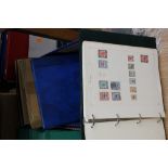 GB and Commonwealth stamp collection in six albums,