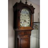 A mahogany James Foxton long case clock, Sutton-in-Ashfield.