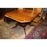 A Regency style mahogany table,