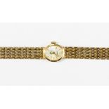 A ladies 9ct gold quartz' Toujours' bracelet watch, approx 15.