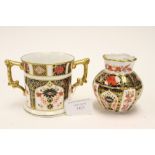 A Royal Crown Derby 'Old Imari' 1128 loving cup,