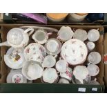 Shelley Bridesmaid and Bridal rose tea ware; together with Mabel Lucie Attwell,